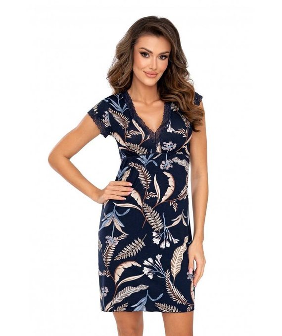 Koszula nocna Helen Donna - granatowy