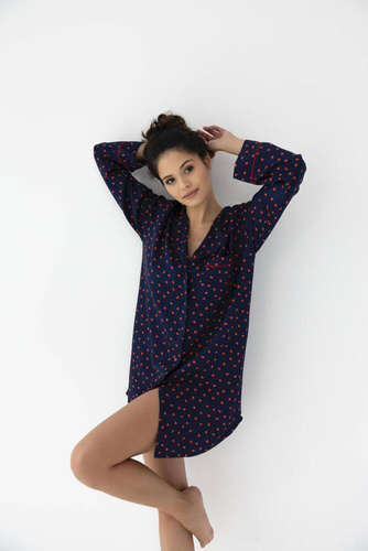 Koszula nocna Sophia Sensis - granatowy
