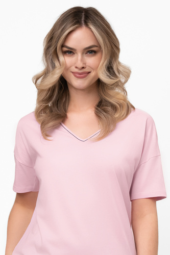 Marisal – elegancka piżama damska z bawełny, krótki rękaw i krótkie spodnie Italian Fashion