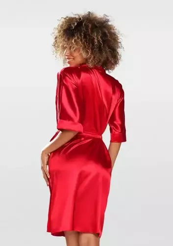 Podomka damska satynowa 100 Dkaren - czerwony