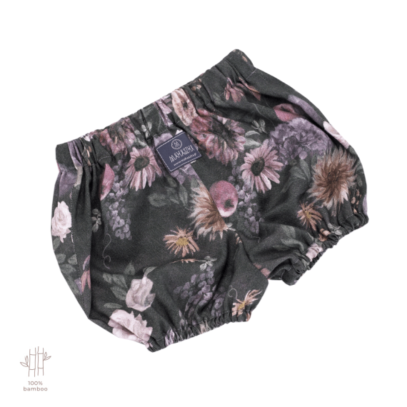 Bloomersy bambusowe szorty Mystery of Flowers Makaszka