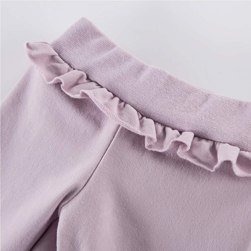 Legginsy bawełniane Botanic Eevi - wrzos