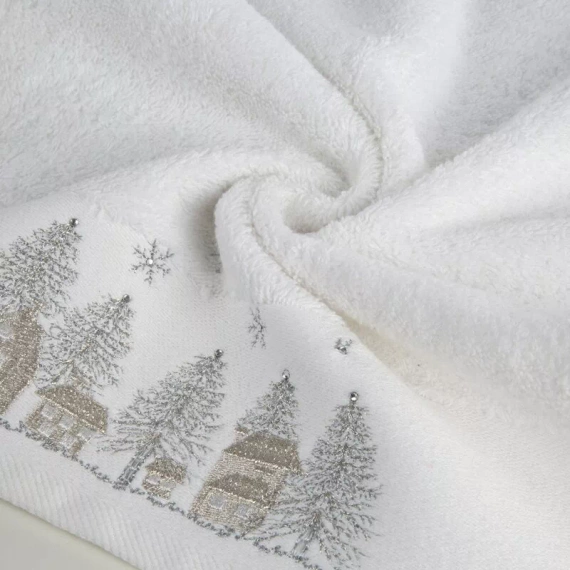 Ręcznik świąteczny choinka Joy 2 Eurofirany biały