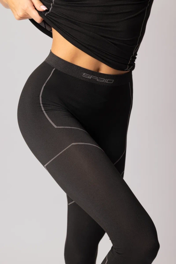 Legginsy damskie Rapid Spaio black/grey