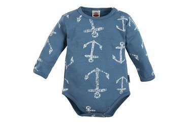 Body z długim rękawem "BLUE SEA"  Makoma niebieski