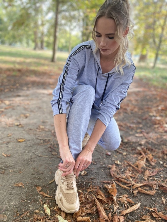 Piżama Damska 459 Nice Dres Forex - jasny melanż