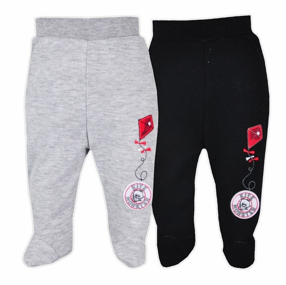 Półśpiochy bawełniane "MONSTER" Koala czarne