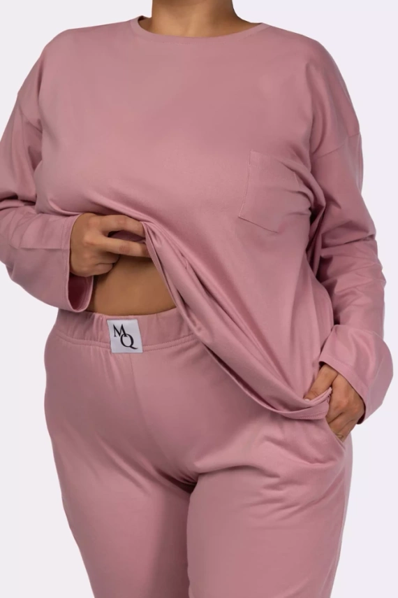 Piżama damska Homie longsleeve Mona pink