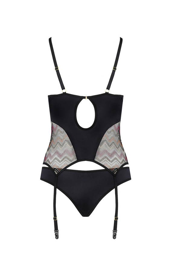 Gorset damski Lagerta Corset Casmir czarny