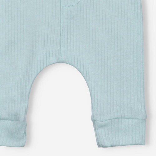 Spodnie prążkowane Lagarto Verde - niebieski