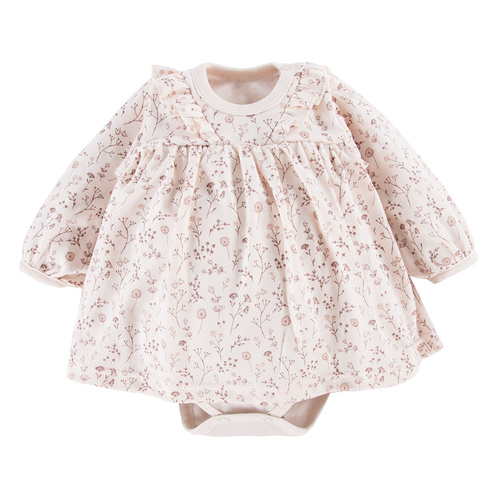Tunika niemowlęca Bloom Eevi - ecru druk