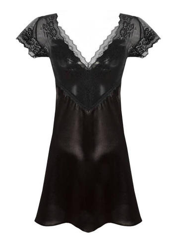 Halka satynowa Josephine DKaren - czarny