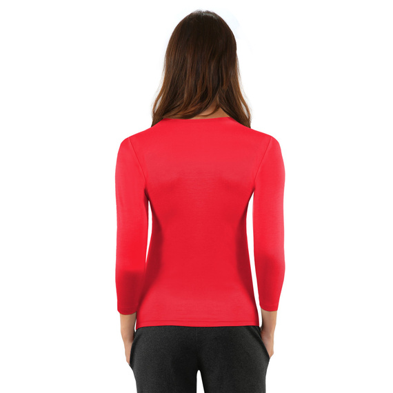 Bluzka damska długi rękaw Luisa Sesto Senzo cayenne