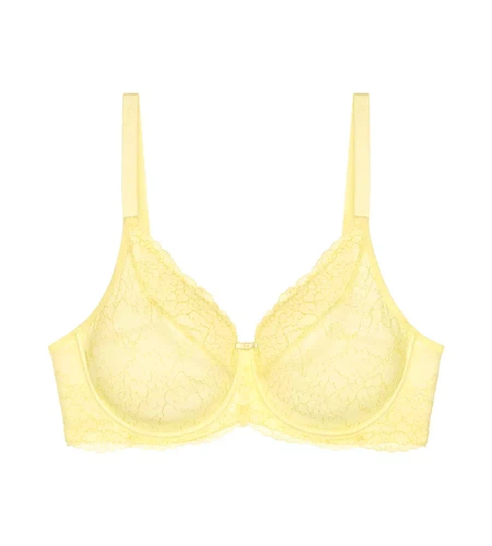 Biustonosz usztywniany Mirage Spotlight W01 Triumph - żółty