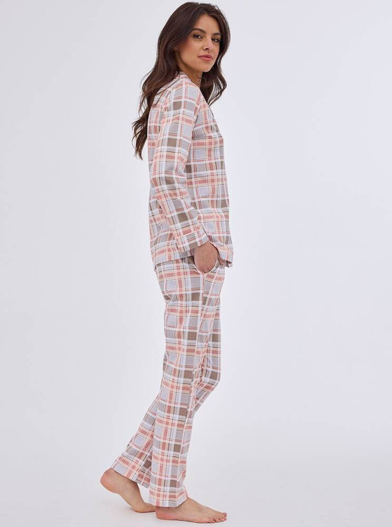 Piżama damska rozpinana 482/387 Sharon Cornette różowy