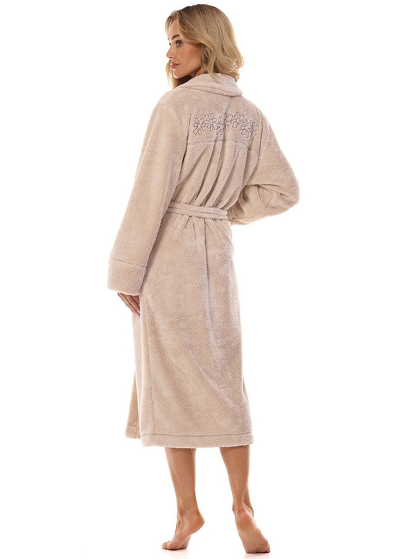 Długi Szlafrok Damski 2413 Camelia L&L - angora