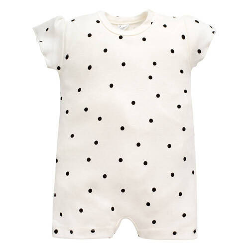 Rampers dla dziecka Tres Bien Pinokio - ecru groszki