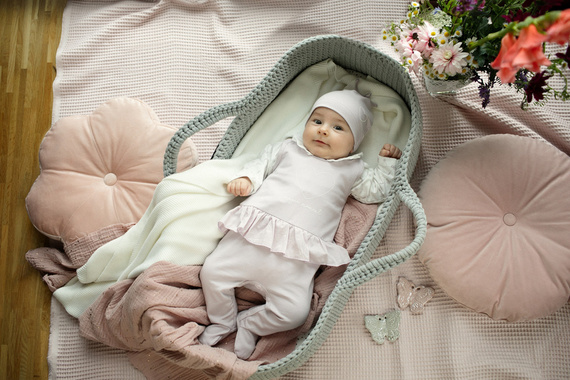 Czapka dziewczęca Charlotte Pinokio - fiolet