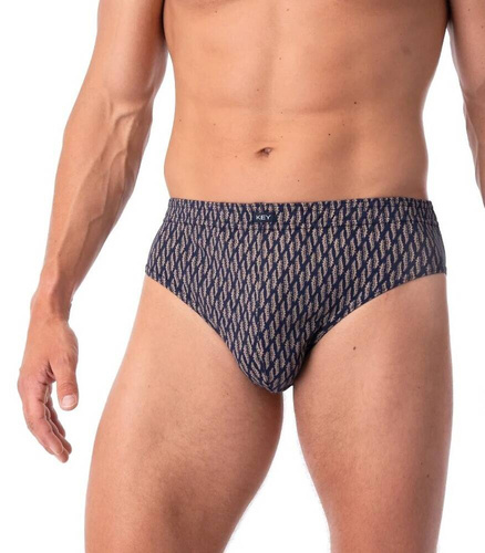 Slipy męskie MPC 821 2-pak Key - brązowy- granatowy