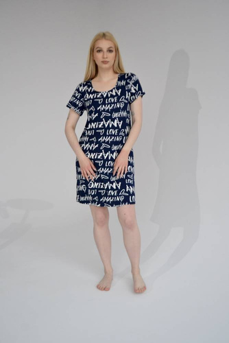 Koszula Nocna 645 Amazing Forex - granatowy