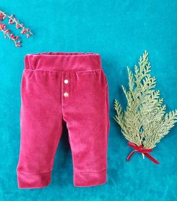 Spodnie welurowe 410W Little Gentleman Marija - bordo