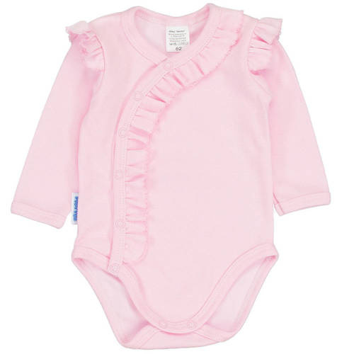 Body kopertowe z falbanką Martex różowy