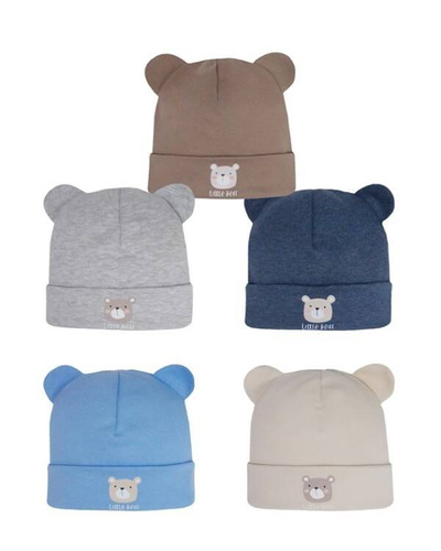 Czapka dla chłopca 48-046 AJS mix-kolor