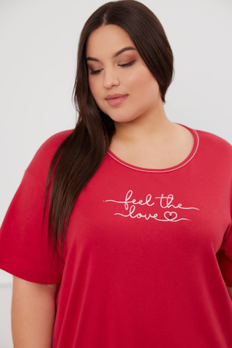 Koszula nocna z krótkim rękawem Evora Italian Fashion 