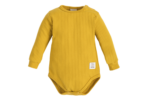 Body niemowlęce z długim rękawem "Natural Harmony" Makoma honey