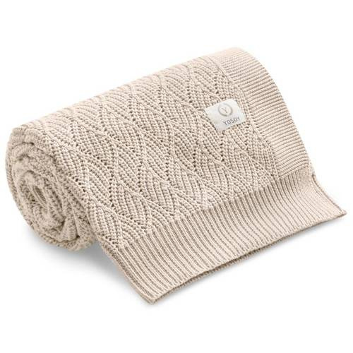 Kocyk Como French bambus/bawełna YOSOY - powder pink