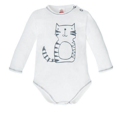 Body z długim rękawem "FRISKY"  Makoma ecru  