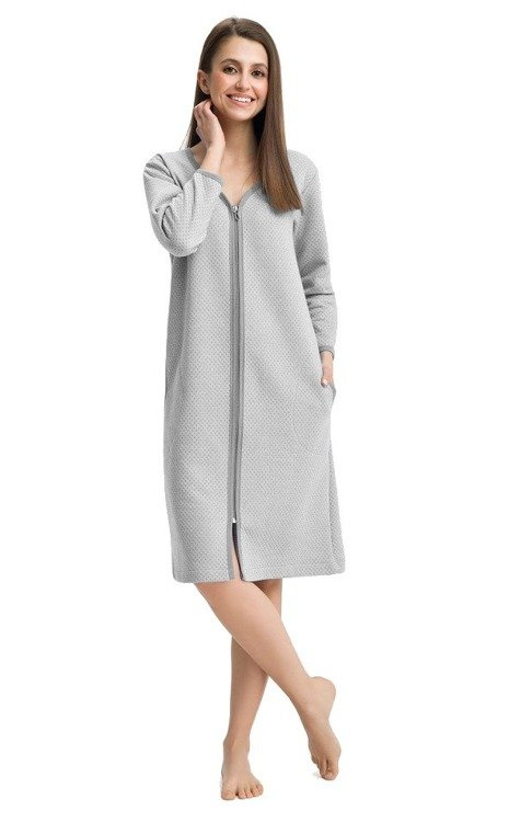 214 Szlafrok Damski Luna- niebieski