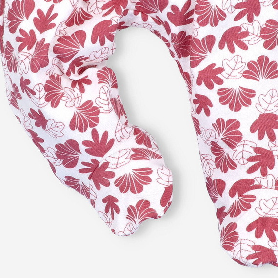 Półśpiochy z bawełny organicznej Wesoła Panda Nini druk