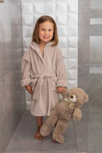 Szlafrok dziecięcy bambusowy Bamboo ByShelly - beżowy