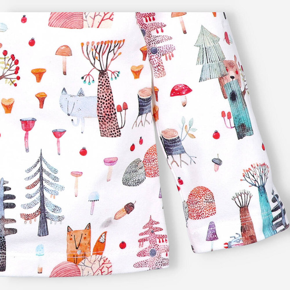 Bluzka chłopięca z długim rękawem I love Colors - las II