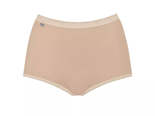 Figi Damskie Basic + Maxi Sloggi- beżowy