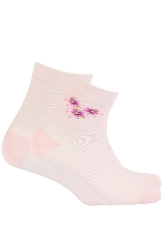 Gatta Cottoline Wiosenne wzorowane Skarpety 244.59N, G44.59N – komfortowe bawełniane 708/C05 pink
