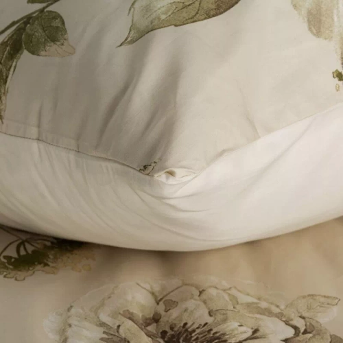 Pościel satynowa Spring 38 Kwiaty Eurofirany beżowy 