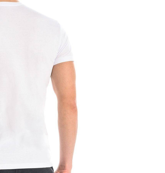 Teyli T-Shirt Męski Bawełniany Dany V- biały