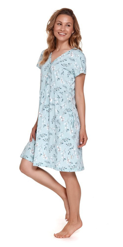 9930 Koszula Nocna ciążowa i do karmienia Doctor Nap - pool blue