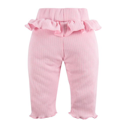 Legginsy prążkowane Strawberry & Love Eevi - różowe