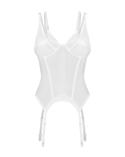 Arrowel Corset Gorset damski Obsessive- biały 