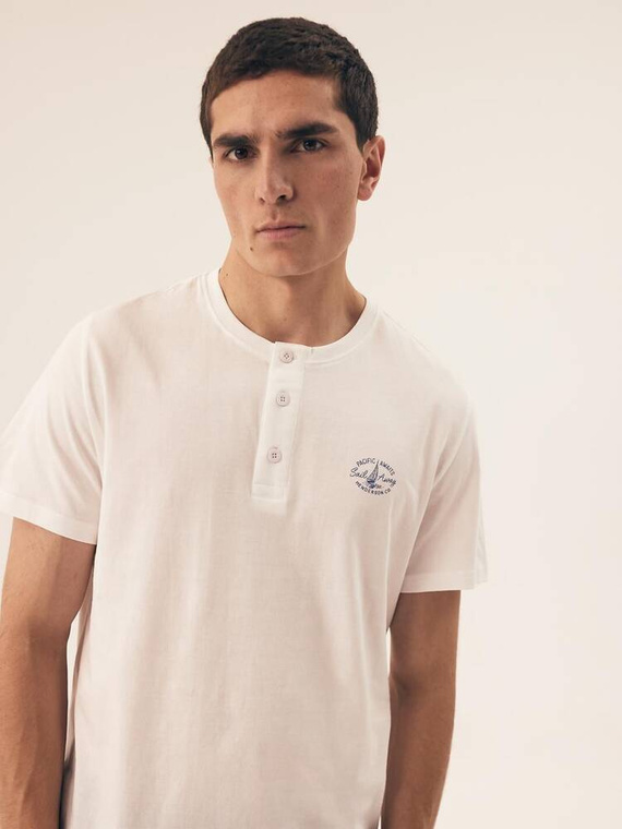 Piżama Męska 42616 Dock Henderson -biały