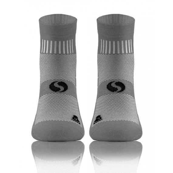 Socks Amz Skarpety sportowe uniwersalne frotte Sesto Senso szary