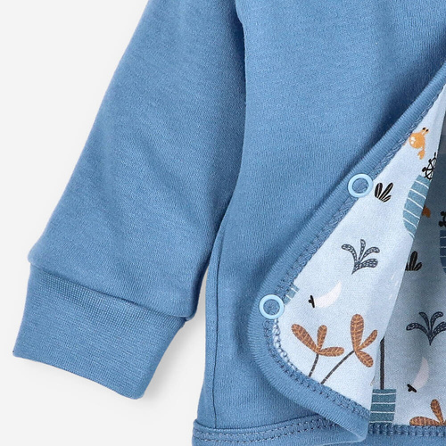 Bluza dresowa z bawełny organicznej Piraci Nini niebieski 