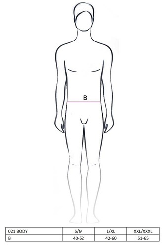 Body męskie 021 Passion czarny