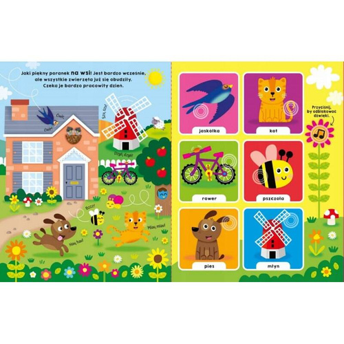 Książeczka Wieś pierwsze dźwięki Awm