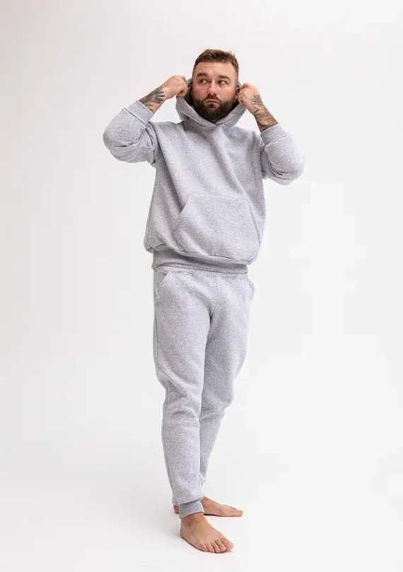 Komplet Męski DK-K-B14 Dkaren szary