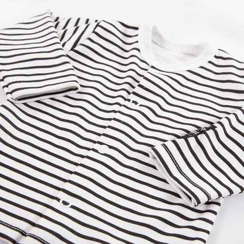 Kaftanik bawełniany Magic Eevi - białe paski