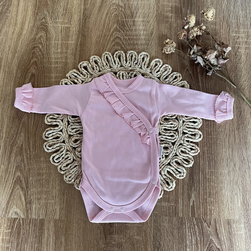 Body rozpinane z długim rękawem BD11327 Myszka Mamatti